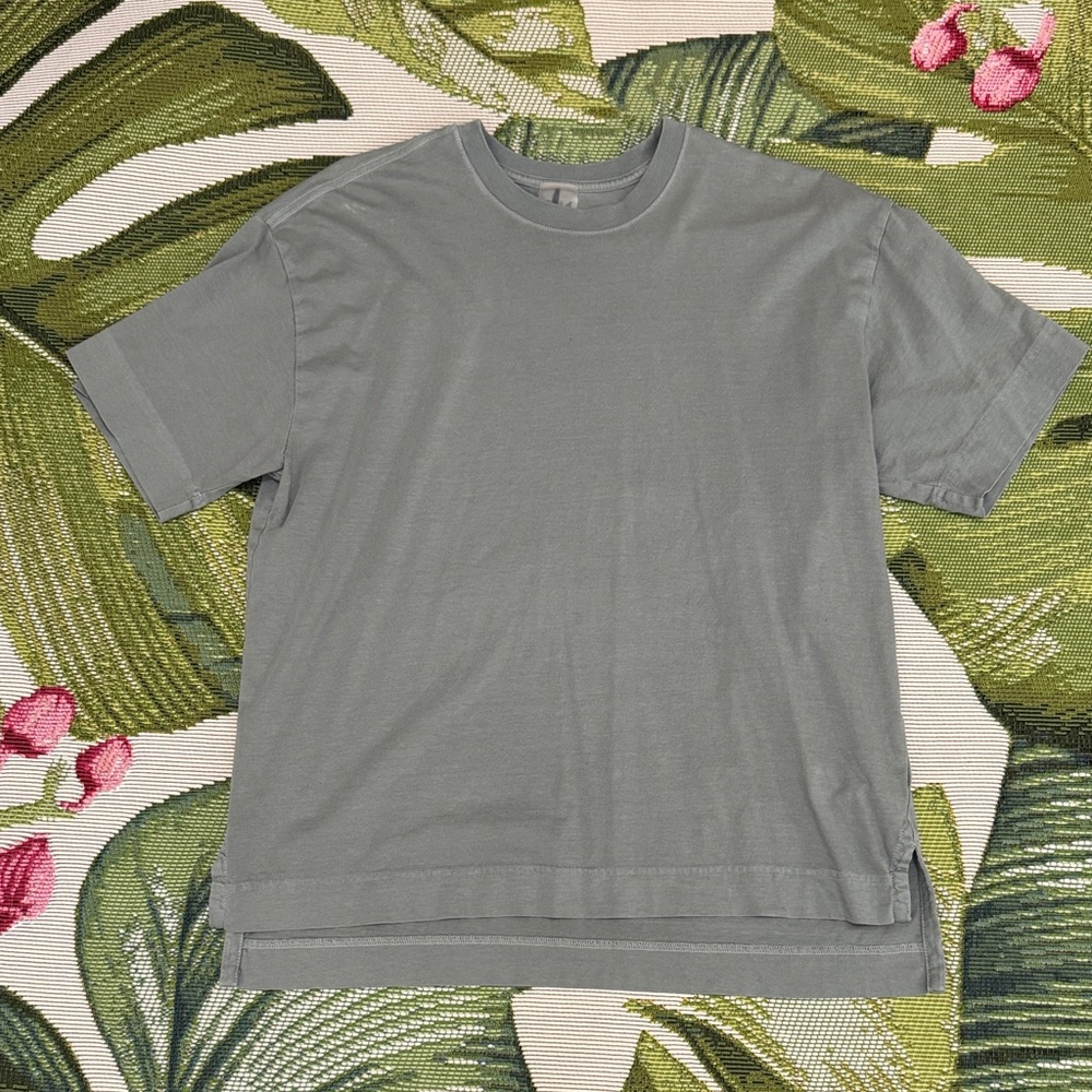 Calia Oversized T-Shirt Mossy Green Color Sz S